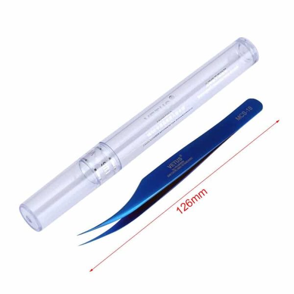 VETUS Tweezers - MCS-18 - Blue Dolphin Tweezers